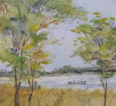 Boat In Nature Painting Nalini Art Harare Zimbabwe Home Slider