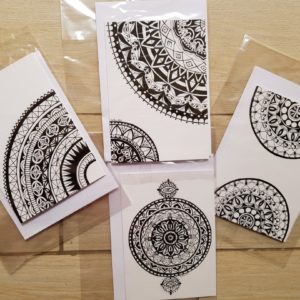 Mandala Greeting Card Set Nalini Naina Ratanje Harare Zimbabwe Africa
